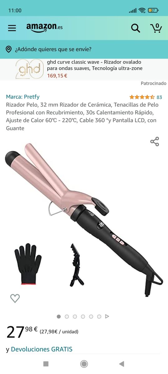 Tenacilla de 32mm NUEVA