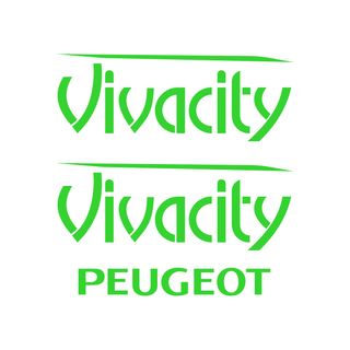 Kit de adhesivos moto scooter peugeot Vivacity