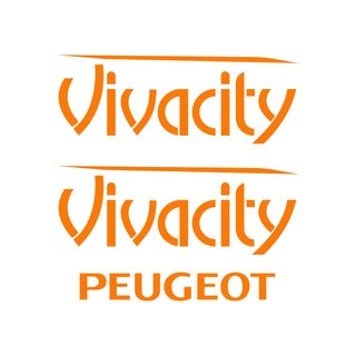 Kit de adhesivos moto scooter peugeot Vivacity