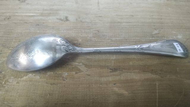 Antigua cuchara del Hotel Ritz - Bañada en plata