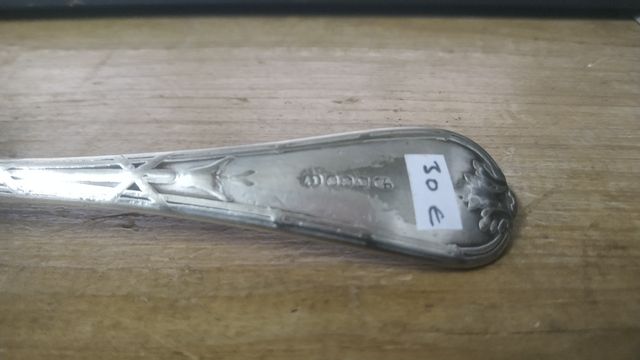 Antigua cuchara del Hotel Ritz - Bañada en plata