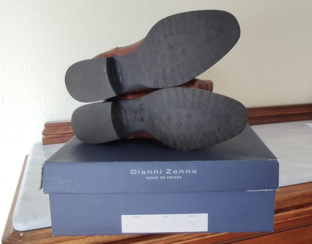 Botas altas vestir piel