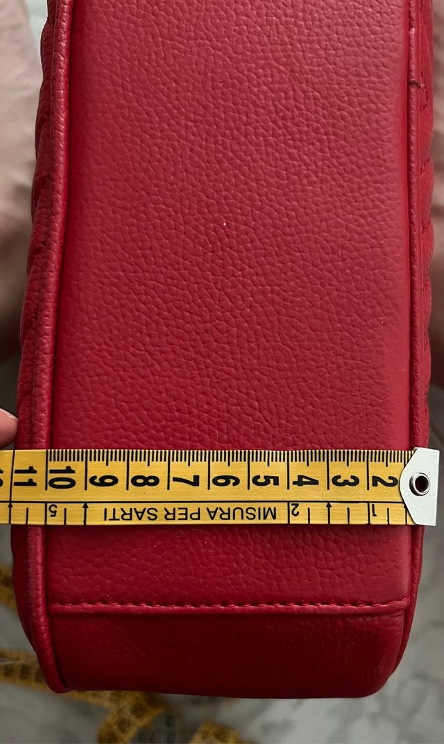 Borsa my bag in Vera pelle rossa