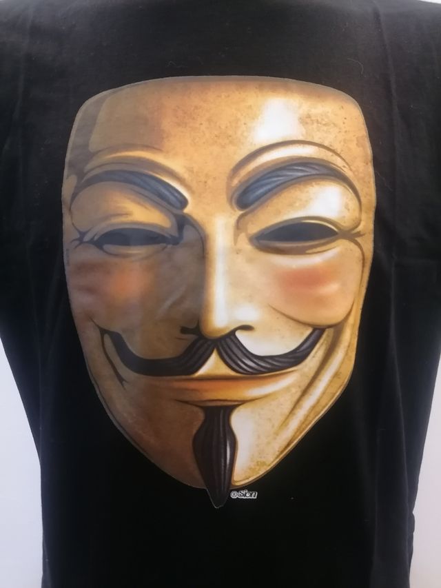 Anonymous Maglietta t-shirt nuova taglia L misteri