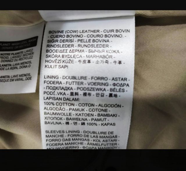 chaqueta, cazadora,cuero,piel, Levi's,levis,M