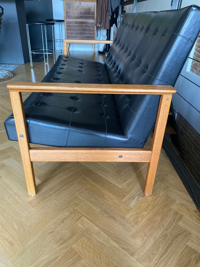 Sofa estilo nórdico. Anos 60