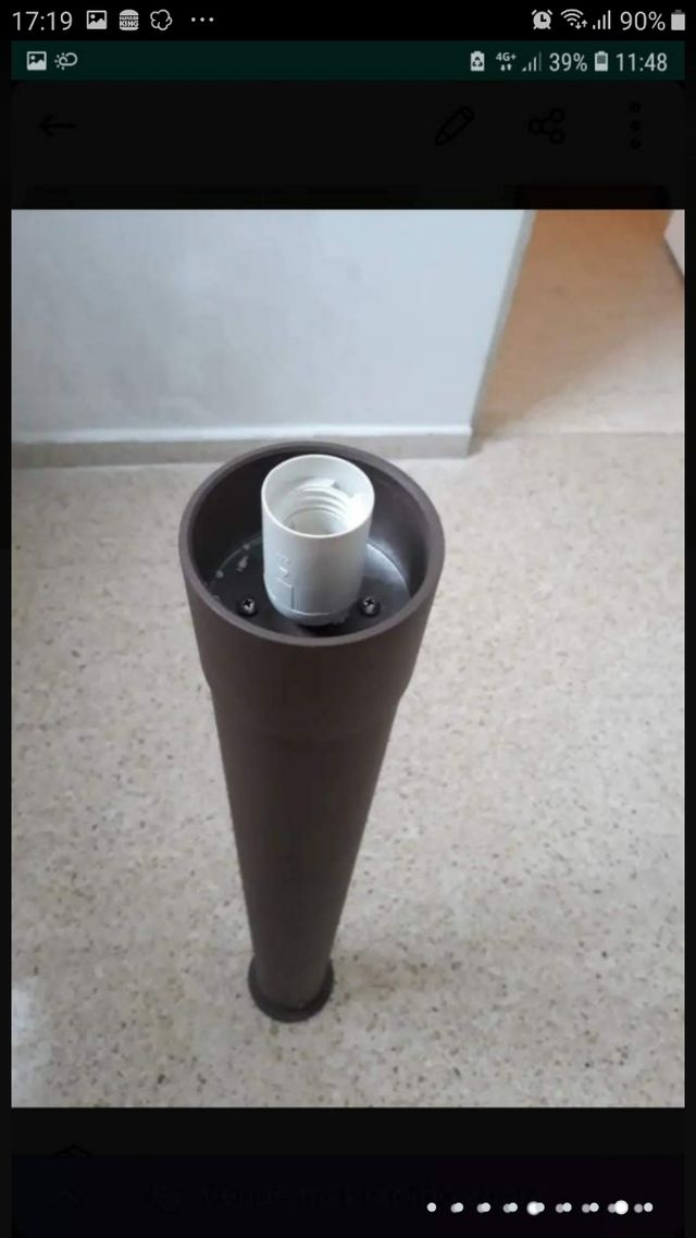 lamparas de jardín OCASION