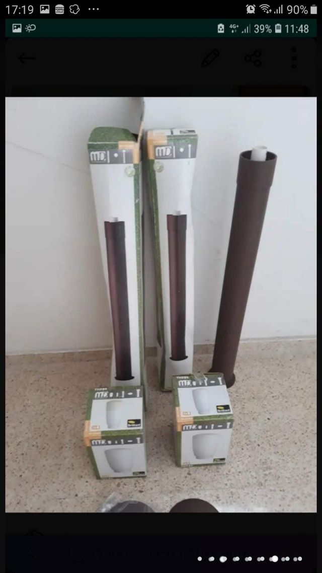 lamparas de jardín OCASION