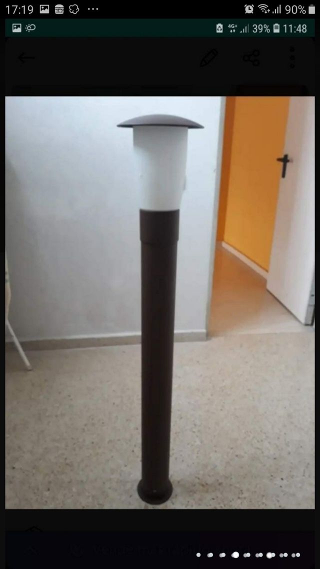 lamparas de jardín OCASION