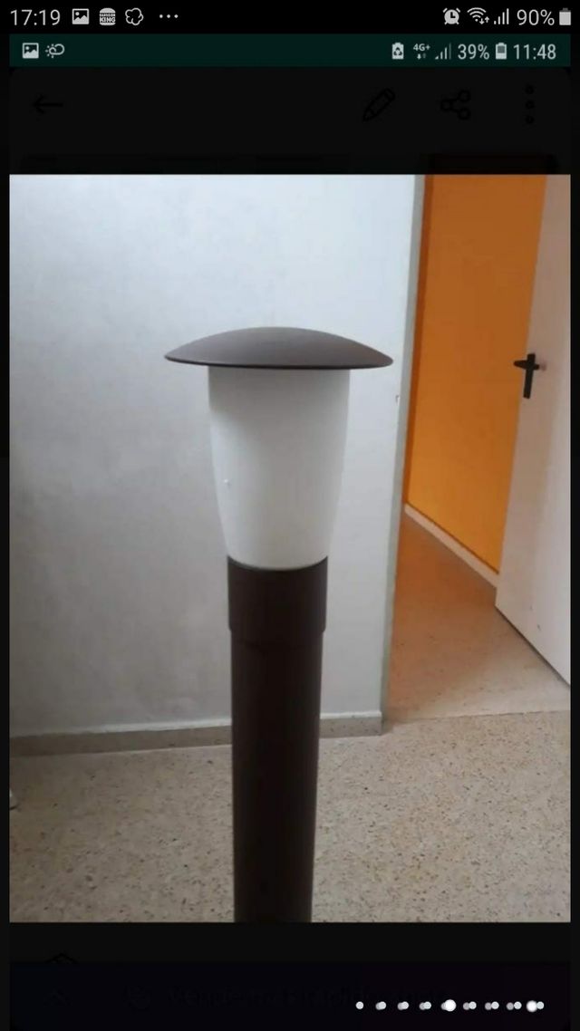 lamparas de jardín OCASION