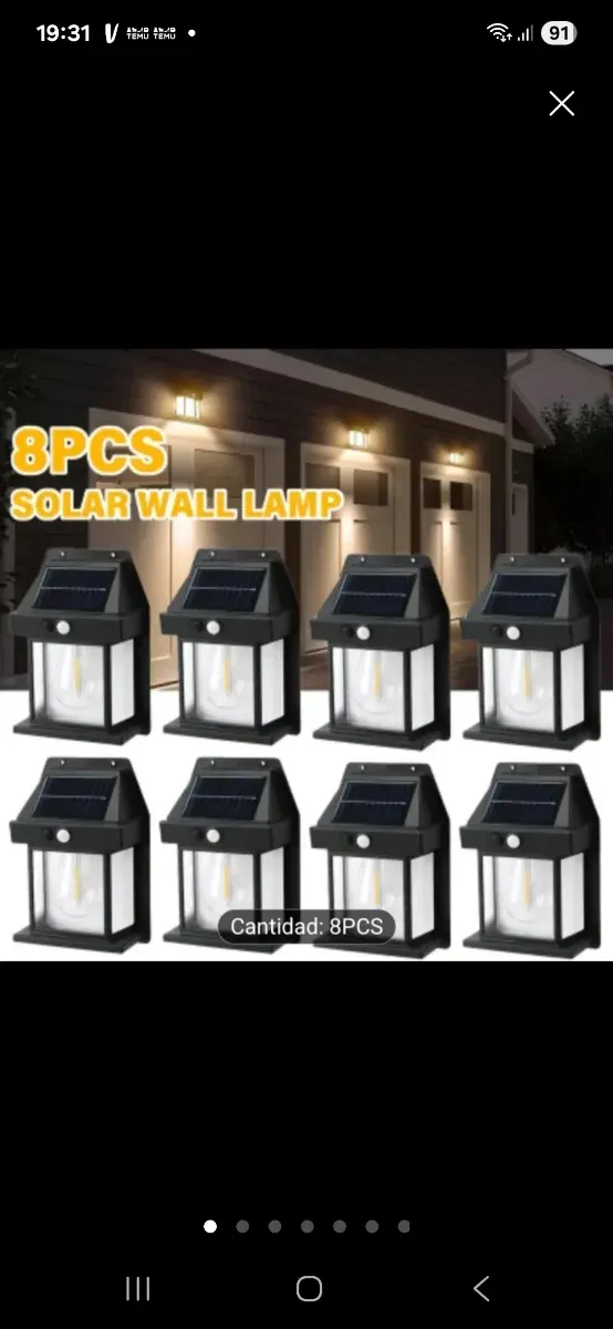 lamparas de jardín OCASION