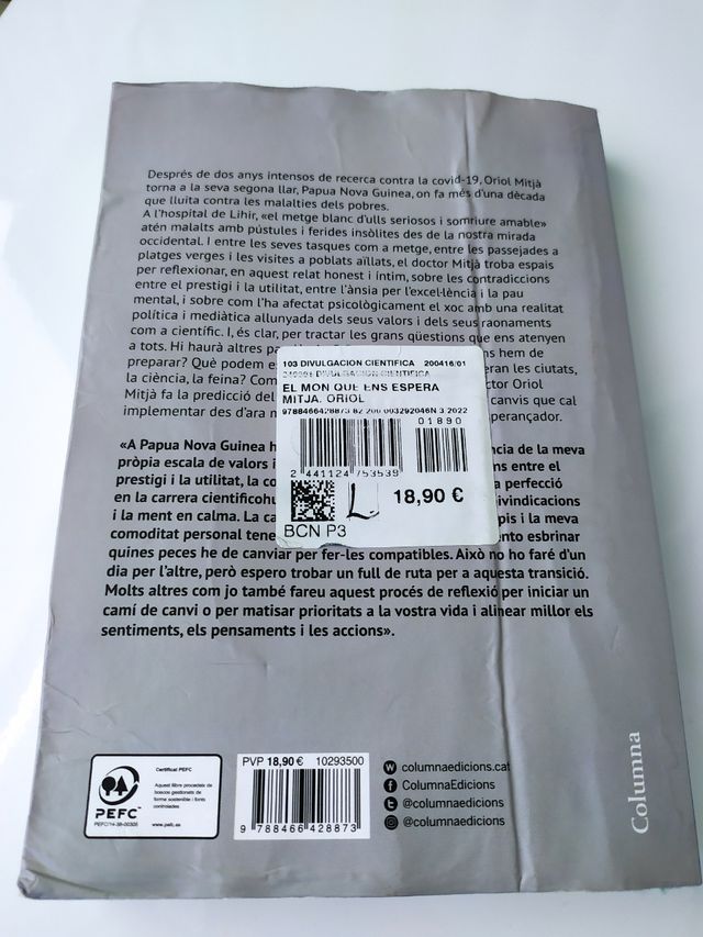 El món que ens espera. Oriol Mitjà.