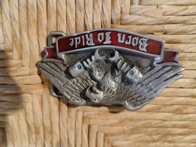 Hebilla cinturon Born To Ride

