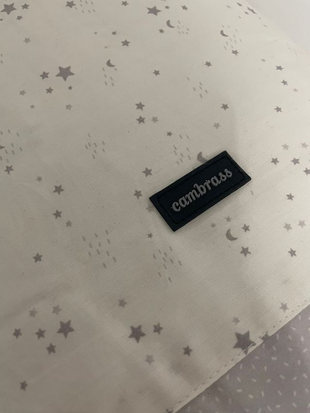 Vestidura cuna nordico + chichonera + cambiador