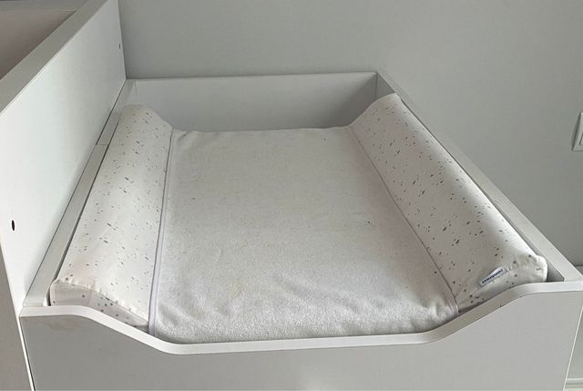 Vestidura cuna nordico + chichonera + cambiador