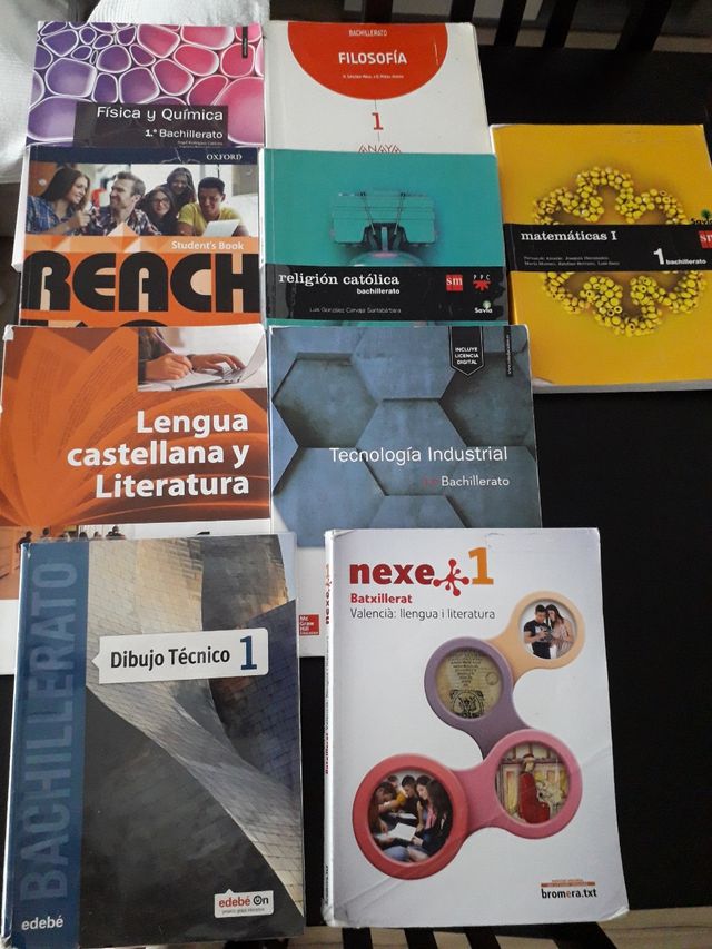 Libros 1° bachiller tecnologico