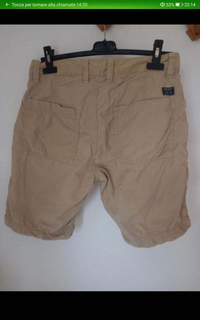 Pantaloncini cargo Woolrich double face