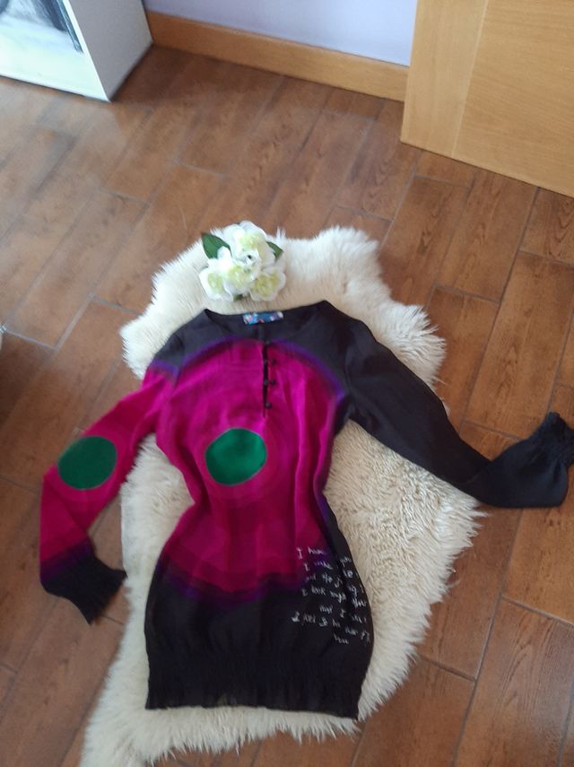 Blusa Desigual Transparencias