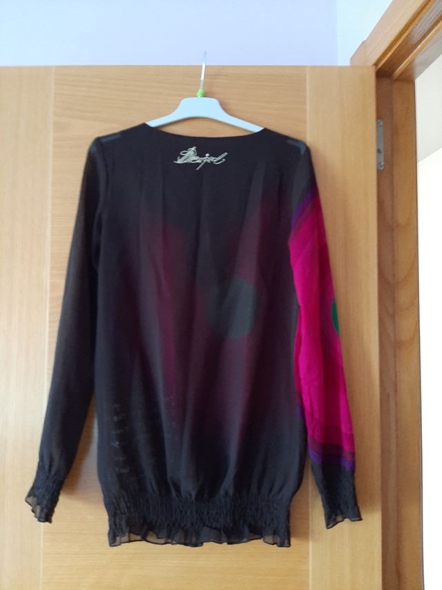 Blusa Desigual Transparencias
