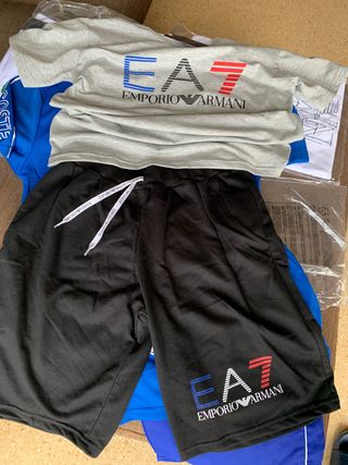 EA7 chándal deportivo con cremallera para hombre, ropa deportiva con  capucha y pantalones, prendas de vestir informales, 2021|Conjuntos para  hombres| - AliExpress