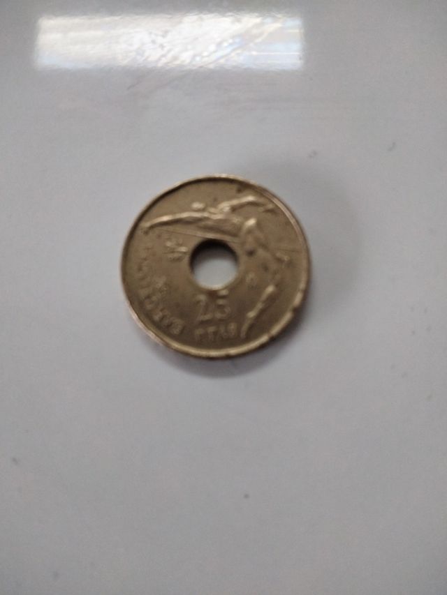 Moneda 25 pesetas 1992 Barcelona