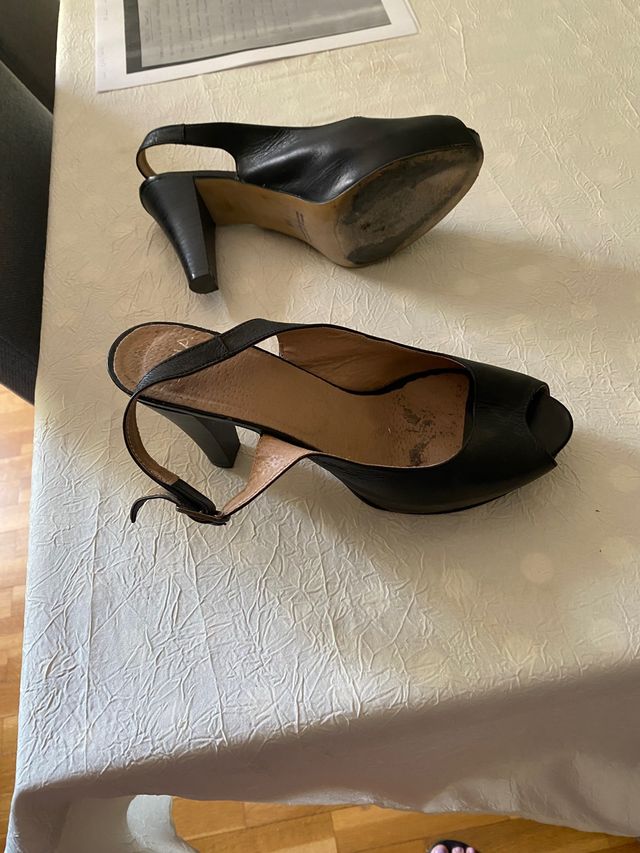 Zapatos sandalias de tacón alto