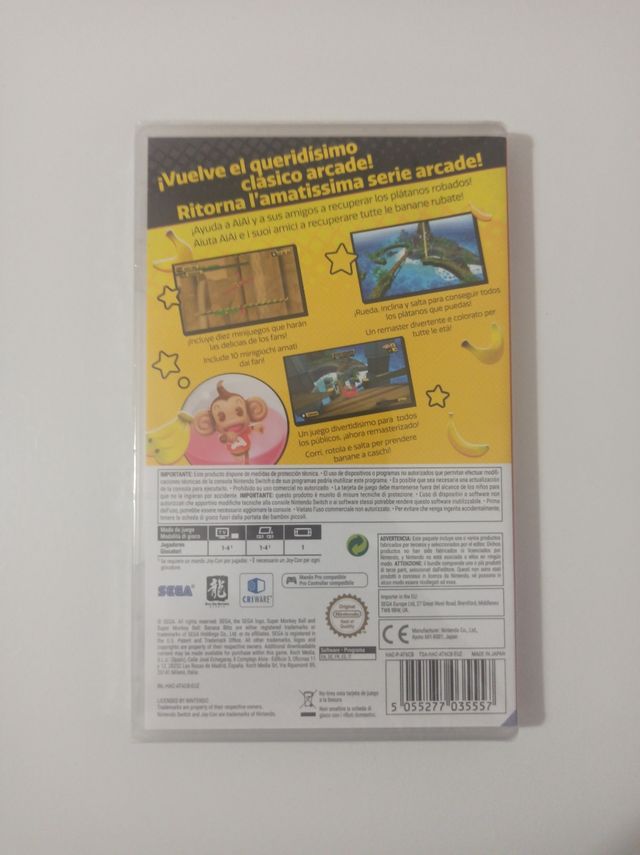 Super Monkey Ball. Precintado.