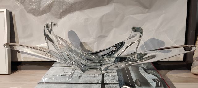 Centrotavola in vetro francese