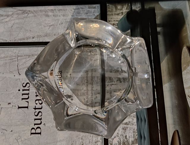 Posacenere o tasche vuote in vetro francese Daum