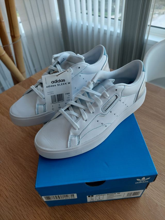 T38 Adidas Nuevas Piel Sleek