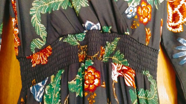 Vestido largo boho manga larga