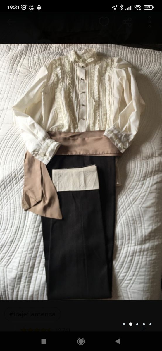 traje completo de flamenca