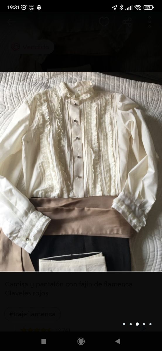 traje completo de flamenca