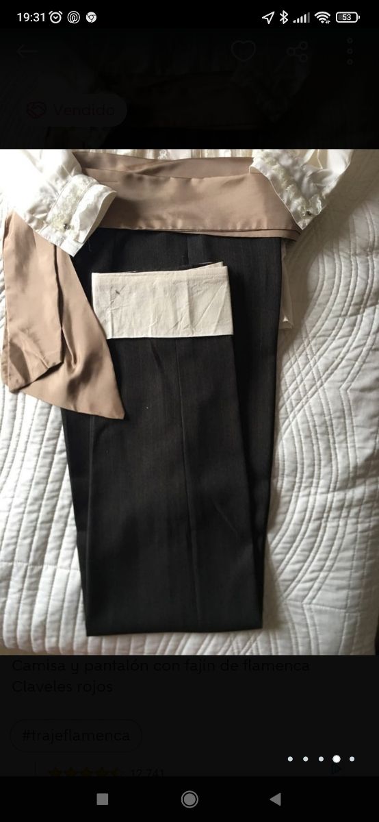 traje completo de flamenca