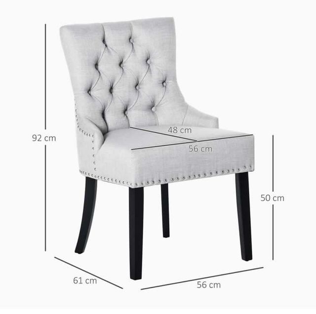 Sedia poltrona pranzo Stile Chesterfield