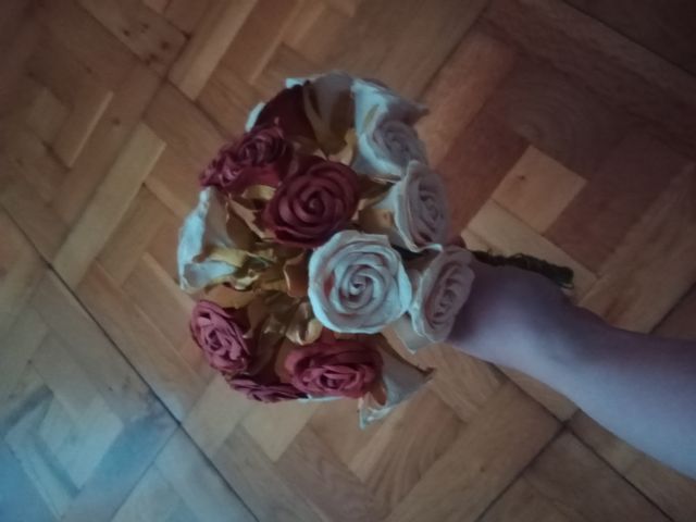 Ramo de flores de papel