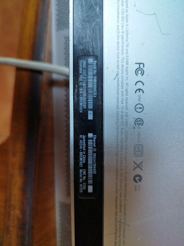 iMac 24 no funciona