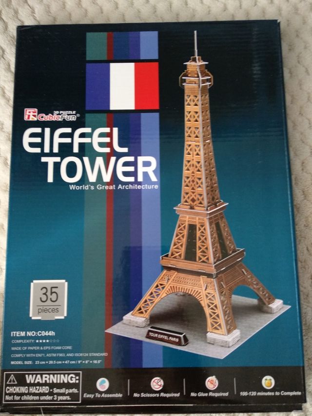 Puzzles 3D como nuevos