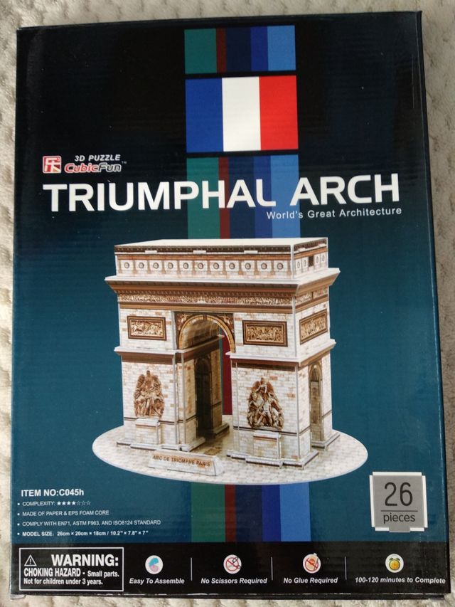 Puzzles 3D como nuevos