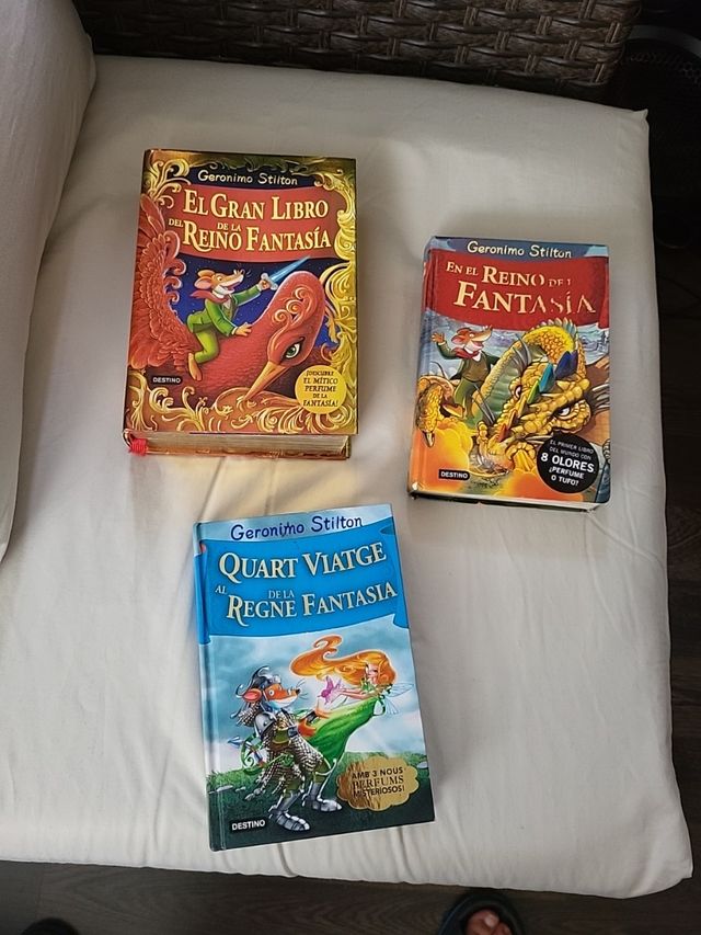 Lote 3 libros Geronimo Stilton 5 euros