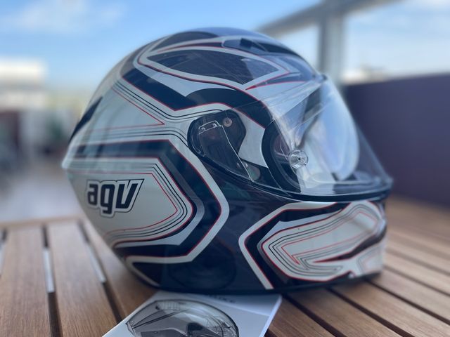 Casco AGV GT Veloce Gravity Talla M Pantalla Negra