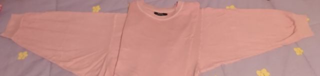 Sudadera  crop tops media manga murciélago