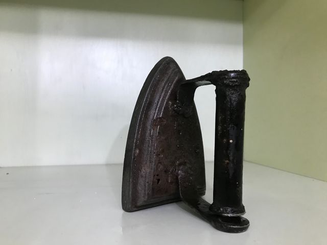 2 Planchas de hierro fundido principios siglo XX