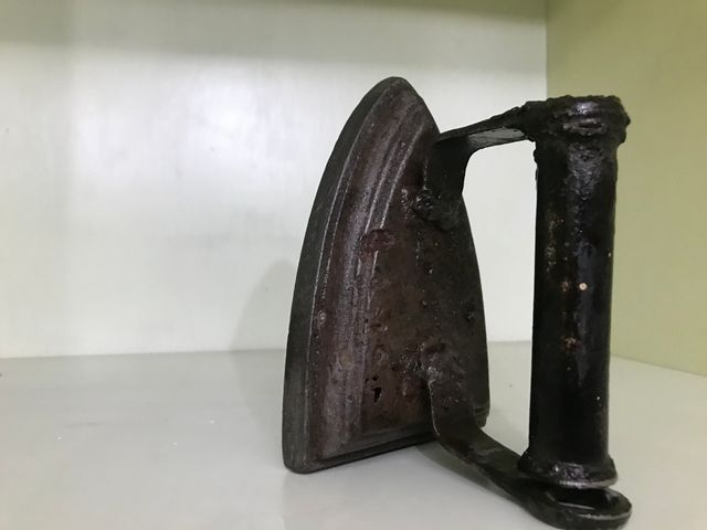 2 Planchas de hierro fundido principios siglo XX