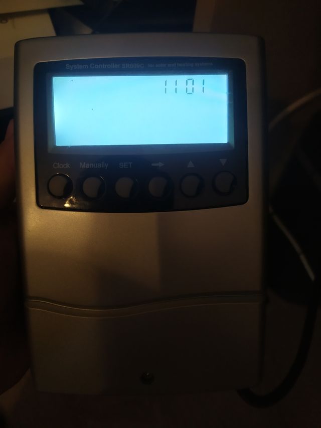 Controlador de calentador de agua solar SR609C