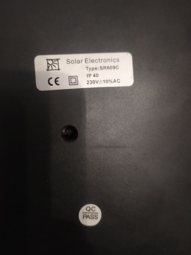 Controlador de calentador de agua solar SR609C