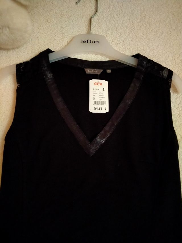 top negro talla S  Salsa