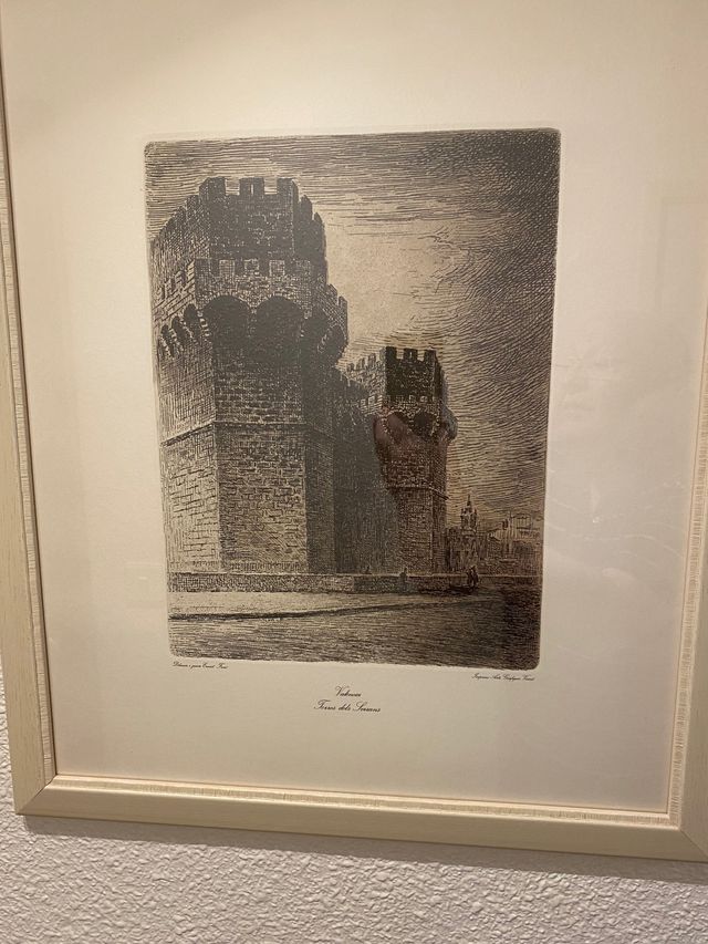 3 láminas litografÃa de espacios de Valencia