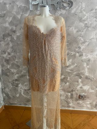 Vestido novia gitana de segunda mano por 550 EUR en Zaragoza en WALLAPOP