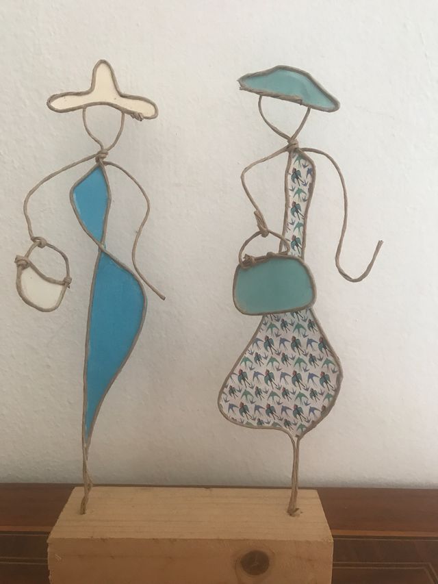 Coppia di Silhouette handmade 